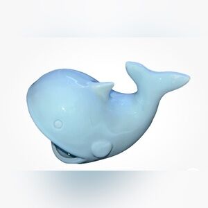 HAZEL & CO Whale Blue Soap Dish Trinket Holder